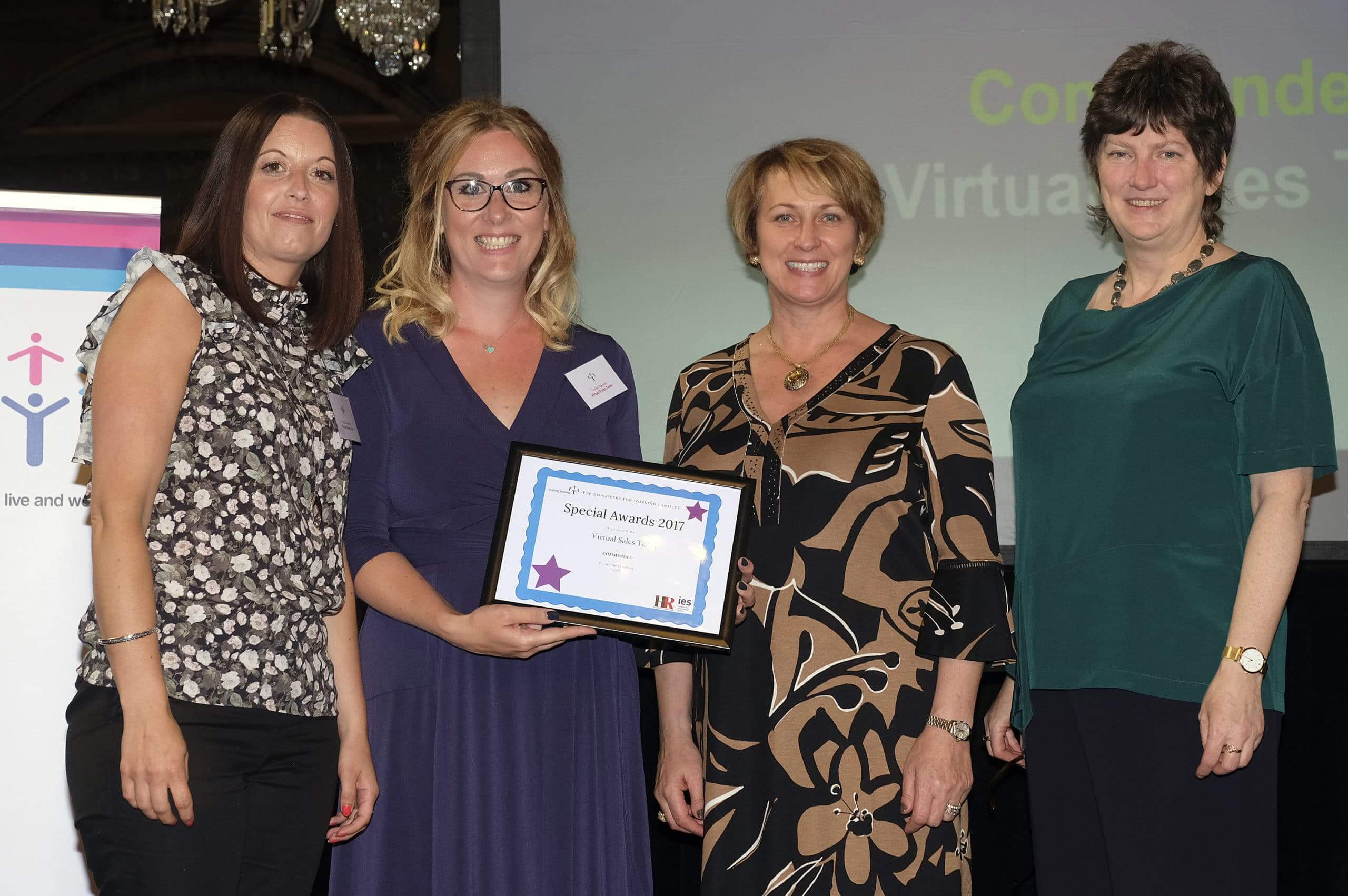 Virtual Sales Team commended by Britain’s most family friendly and flexible employer awards